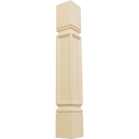 Ekena Millwork 5"W x 5"D x 35 1/2"H Kent Raised Panel Cabinet Column, Maple COL05X05X35KEMA